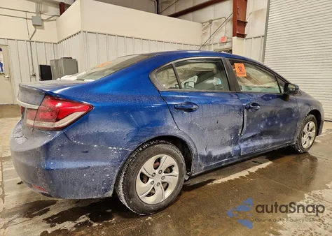 2014 Honda Civic Lx from USA, damaged, VIN 2HGFB2F58EH558668